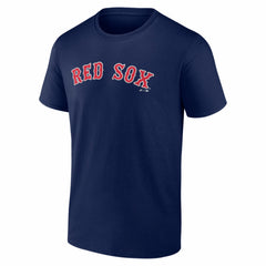 Boston Red Sox Logo Athletic Wordmark T-Shirt - Navy