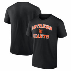 San Francisco Giants Logo Athletic Heart and Soul T-Shirt - Black