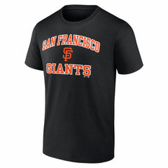 San Francisco Giants Logo Athletic Heart and Soul T-Shirt - Black