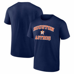 Houston Astros Logo Athletic Heart and Soul T-Shirt - Navy
