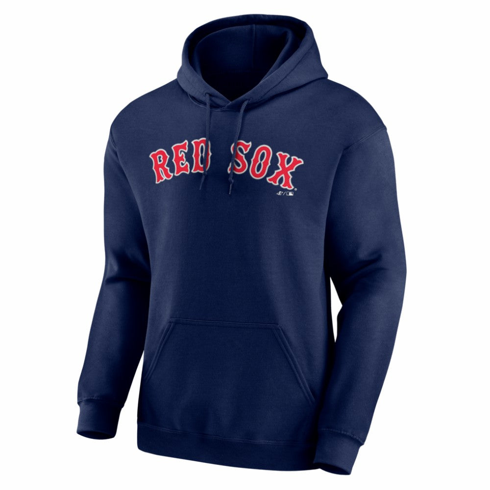 Boston Red Sox Logo Athletic Wordmark Hoodie - Navy