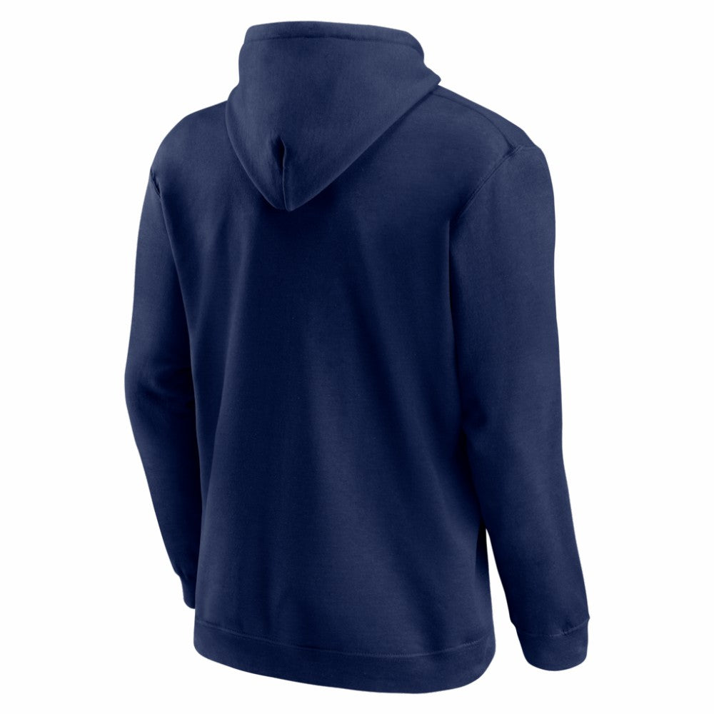 Atlanta Braves Logo Athletic Wordmark Hoodie - Navy
