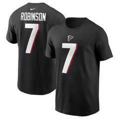 NFL Atlanta Falcons Bijan Robinson  Player Name & Number T-Shirt