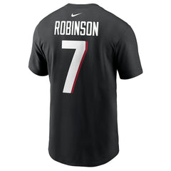 NFL Atlanta Falcons Bijan Robinson  Player Name & Number T-Shirt