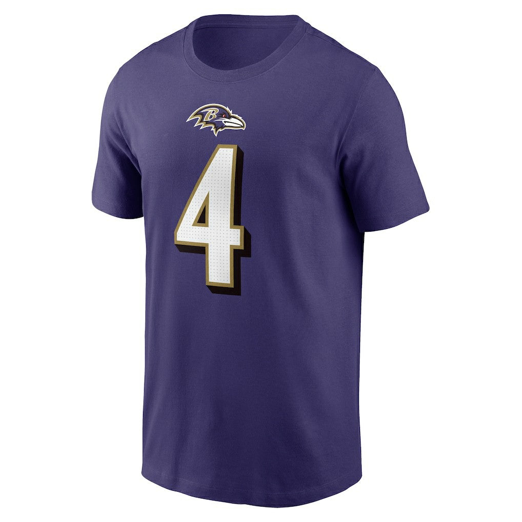 NFL Baltimore Ravens Zay Flowers  Player Name & Number T-Shirt