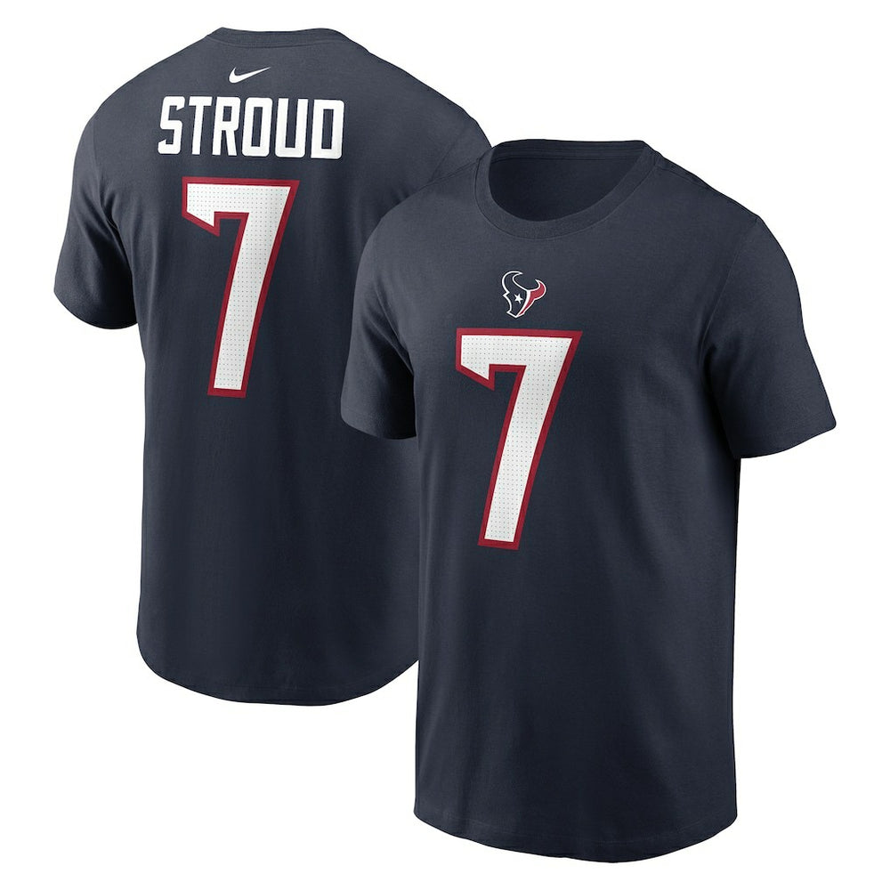 NFL Houston Texans C.J. Stroud  Player Name & Number T-Shirt
