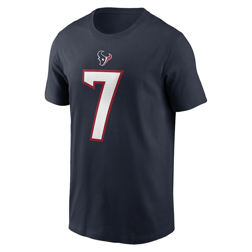 NFL Houston Texans C.J. Stroud  Player Name & Number T-Shirt