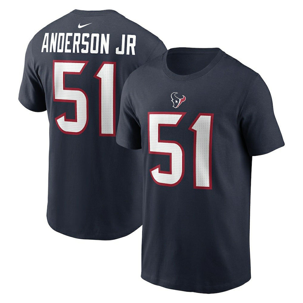 NFL Houston Texans Will Anderson Jr.  Player Name & Number T-Shirt