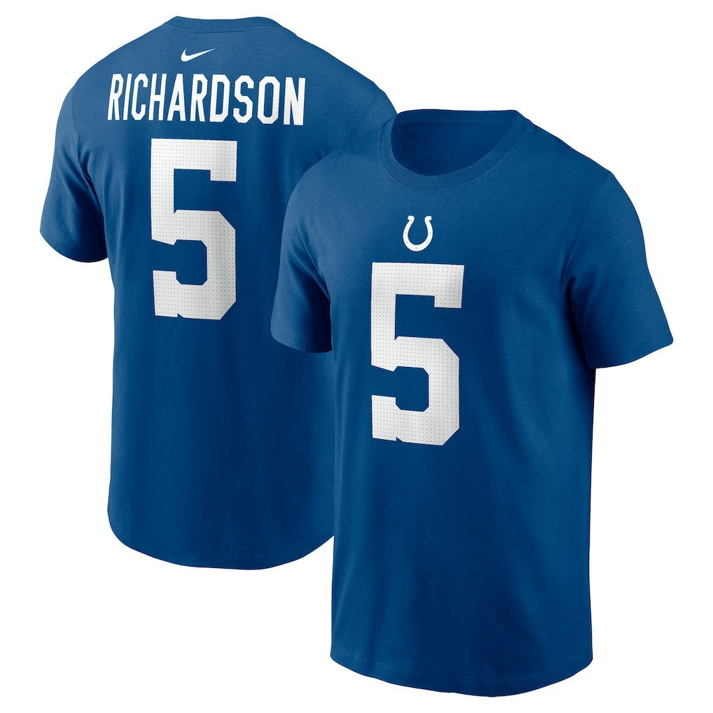 NFL Indianapolis Colts Anthony Richardson  Player Name & Number T-Shirt