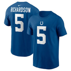 NFL Indianapolis Colts Anthony Richardson  Player Name & Number T-Shirt