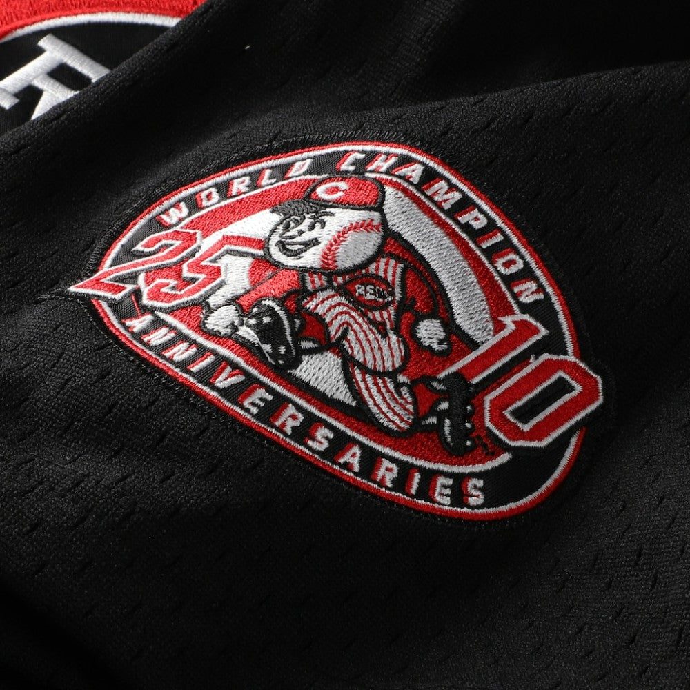 Ken Griffey Jr. Cincinnati Reds Big & Tall Cooperstown Mesh Batting Practice Jersey - Black | Mitchell & Ness