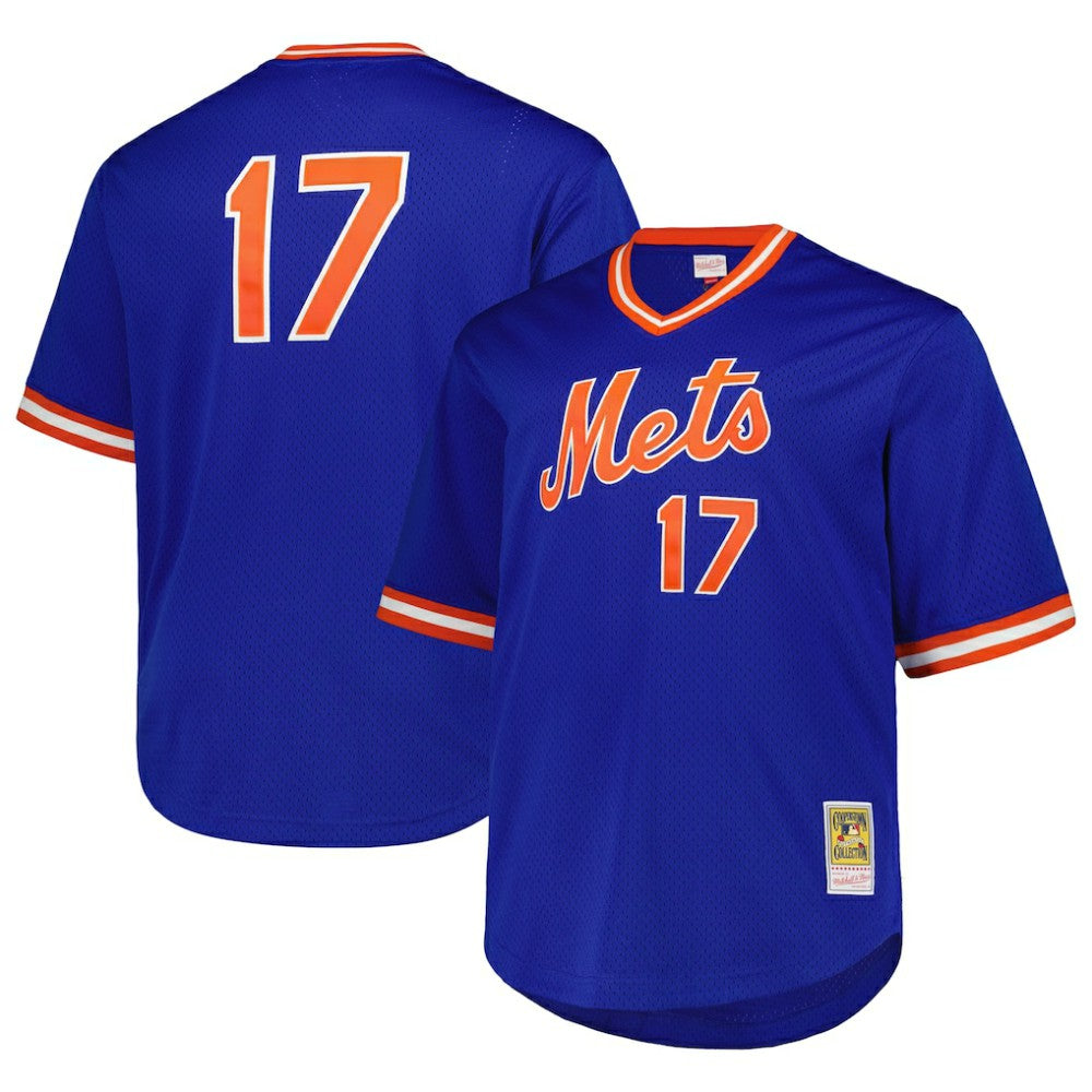 Keith Hernandez New York Mets 1986 Cooperstown Collection Mesh Pullover Jersey - Royal | Mitchell & Ness