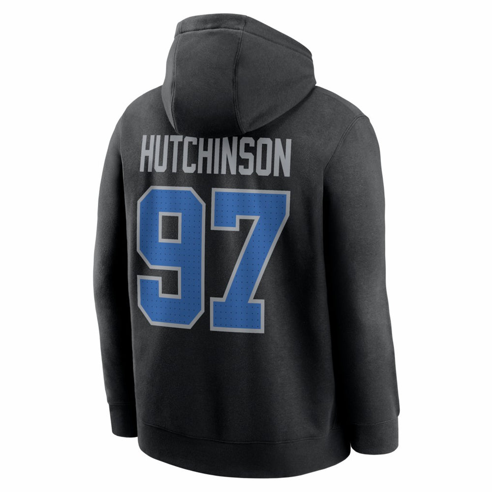 NFL Detroit Lions Aidan Hutchinson  Name & Number Fleece Hoodie