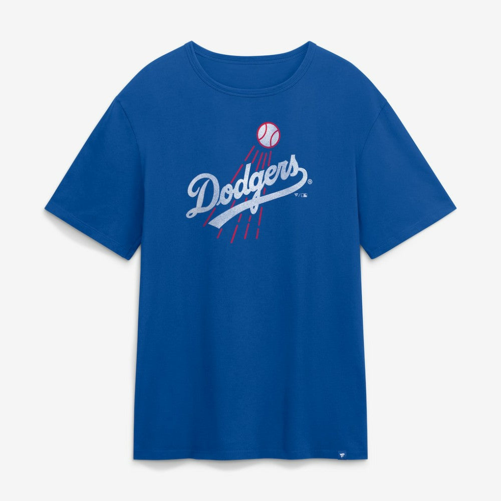 Los Angeles Dodgers Vintage Logo Legacy T-Shirt - Royal