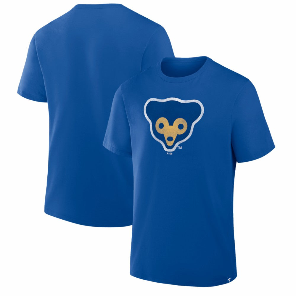 Chicago Cubs Vintage Logo Legacy T-Shirt - Royal