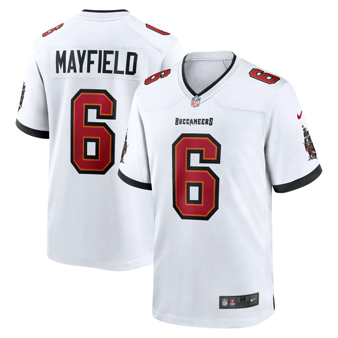 NFL Tampa Bay Buccaneers Baker Mayfield  Away Game Jersey