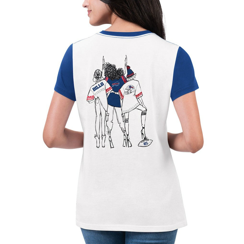 NFL Buffalo Bills G-III 4Her by Carl Banks Women's Fashion Illustration T-Shirt