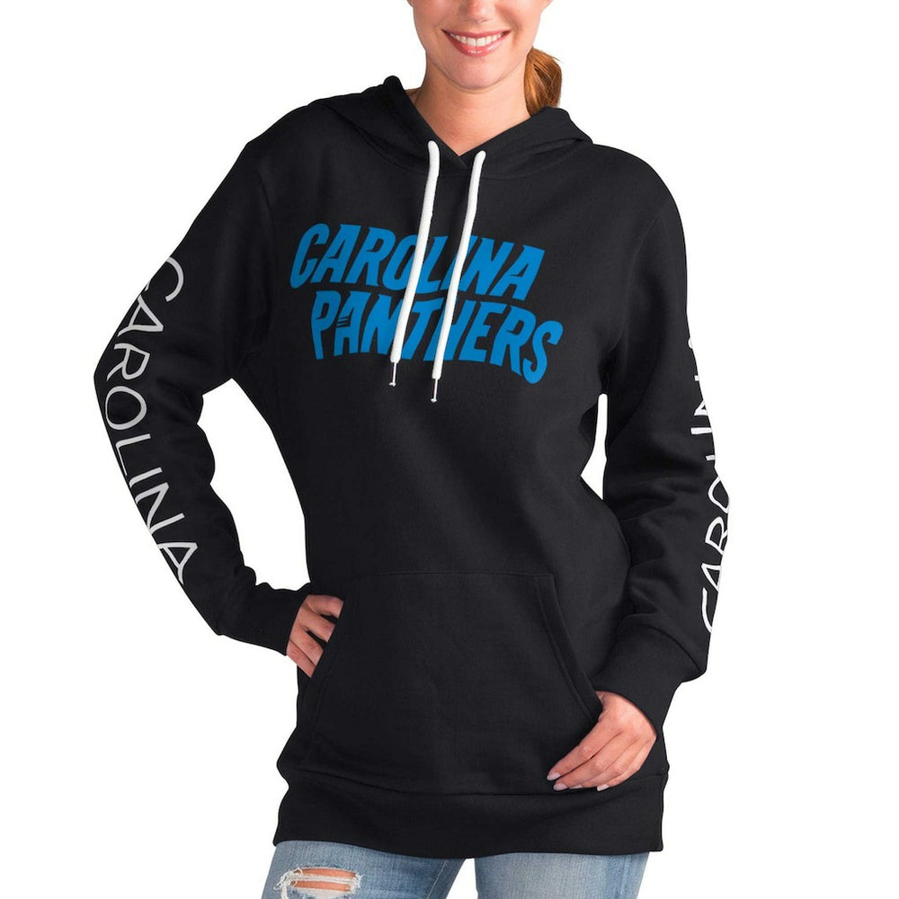 NFL Carolina Panthers G-III 4Her by Carl Banks Women's Extra Inning Pullover Hoodie