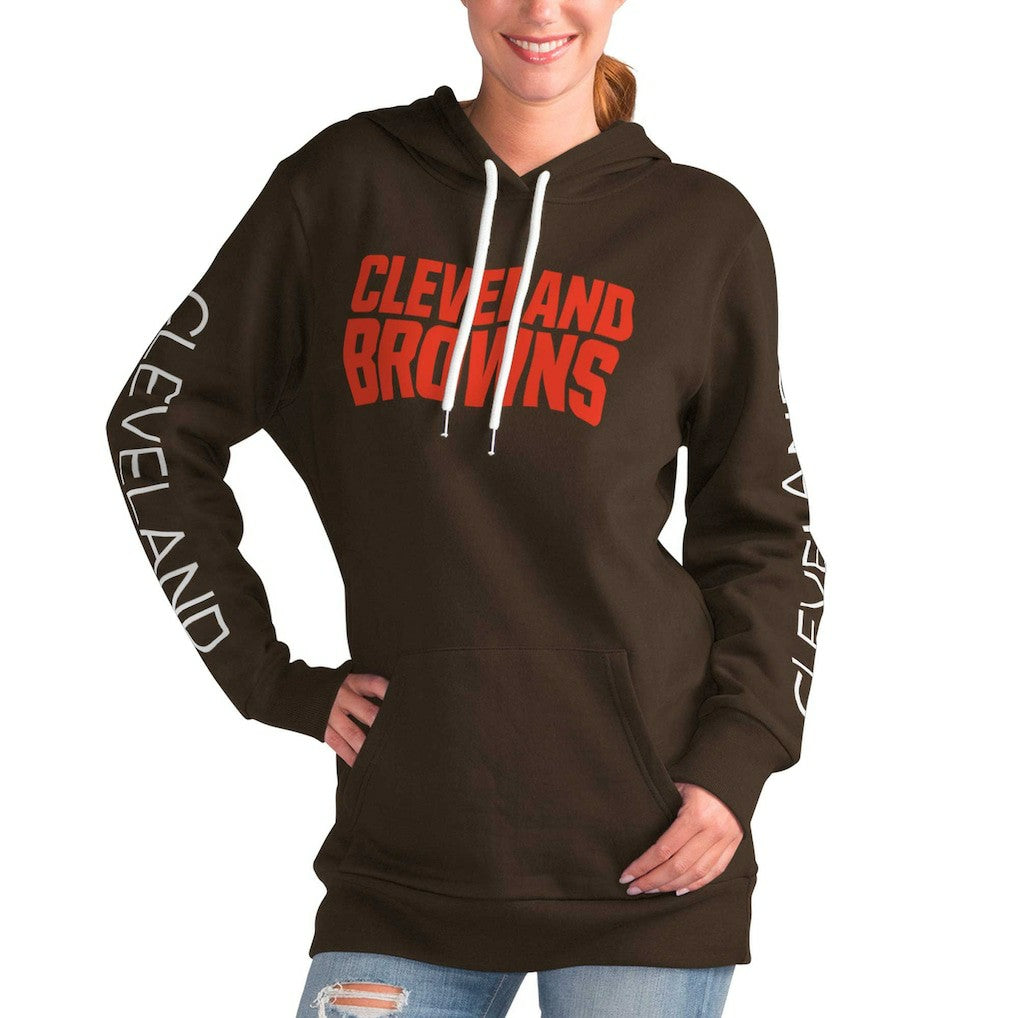 NFL Cleveland Browns G-III 4Her by Carl Banks Women's Extra Inning Pullover Hoodie