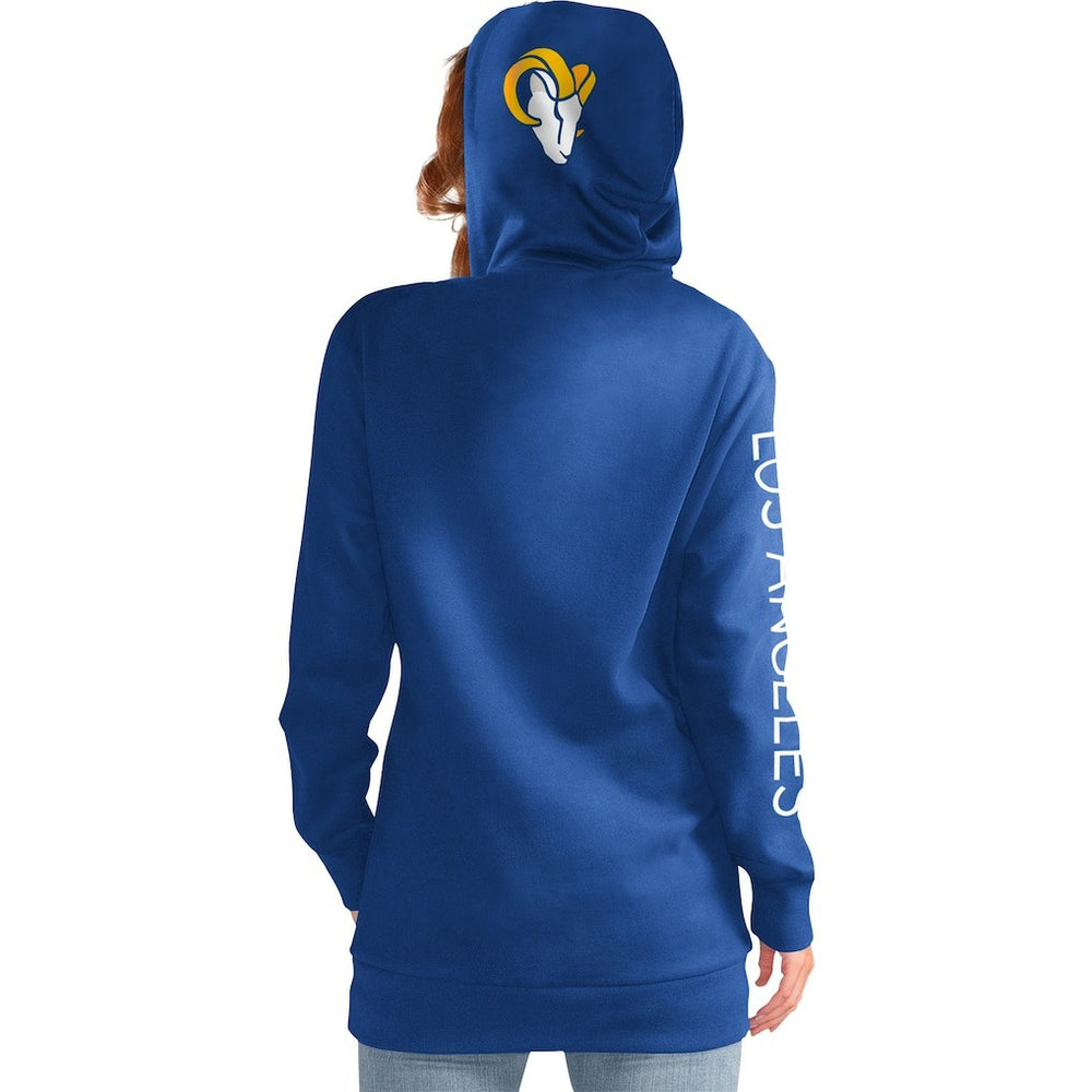 NFL Los Angeles Rams G-III 4Her by Carl Banks Women's Extra Inning Pullover Hoodie