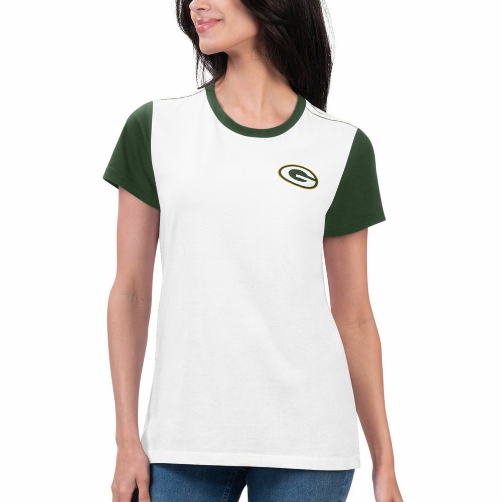 NFL Green Bay Packers G-III 4Her by Carl Banks Women's Fashion Illustration T-Shirt