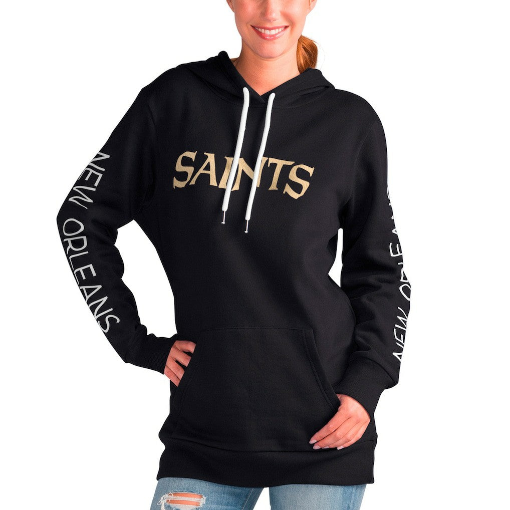NFL New Orleans Saints G-III 4Her by Carl Banks Women's Extra Inning Pullover Hoodie