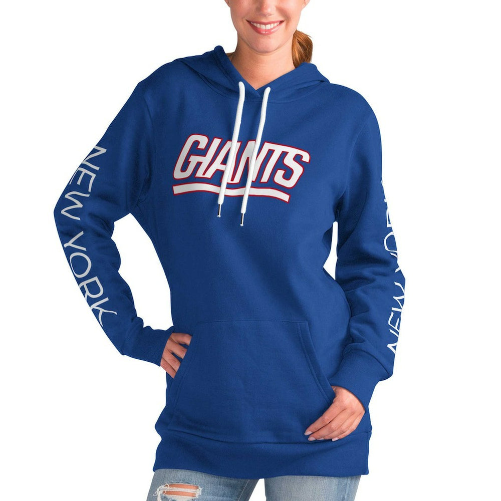 NFL New York Giants G-III 4Her by Carl Banks Women's Extra Inning Pullover Hoodie