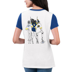 NFL Los Angeles Rams G-III 4Her by Carl Banks Women's Fashion Illustration T-Shirt