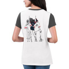 NFL New England Patriots G-III 4Her by Carl Banks Women's Fashion Illustration T-Shirt