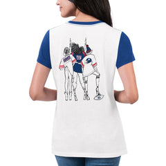 NFL New York Giants G-III 4Her by Carl Banks Women's Fashion Illustration T-Shirt