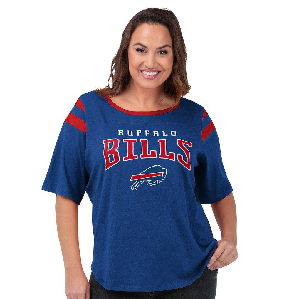 NFL Buffalo Bills G-III 4Her by Carl Banks Women's Plus Size Linebacker T-Shirt