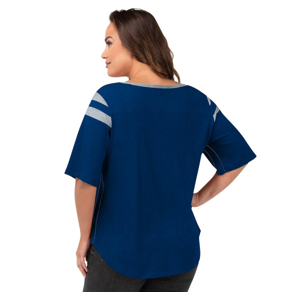 NFL Indianapolis Colts G-III 4Her by Carl Banks Women's Plus Size Linebacker T-Shirt