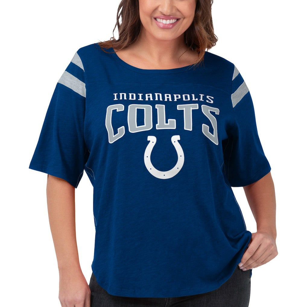 NFL Indianapolis Colts G-III 4Her by Carl Banks Women's Plus Size Linebacker T-Shirt