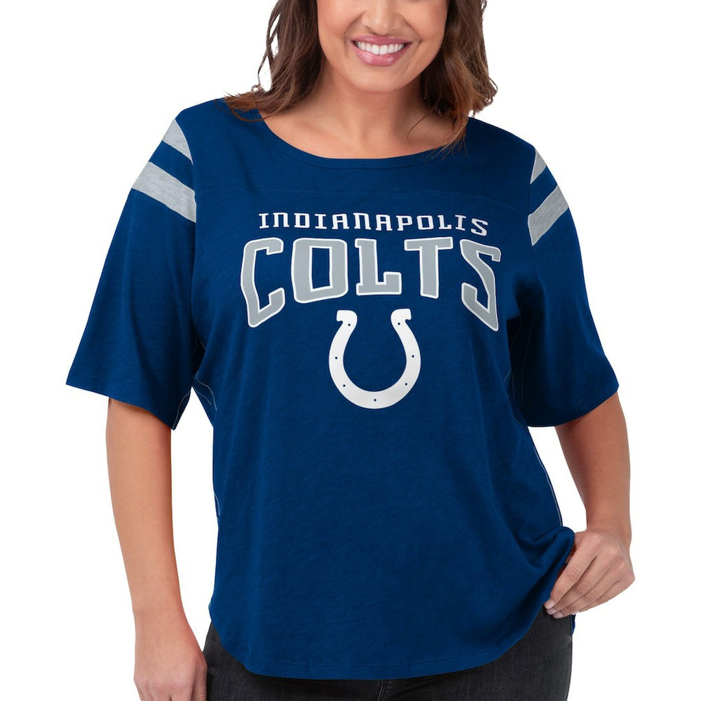 NFL Indianapolis Colts G-III 4Her by Carl Banks Women's Plus Size Linebacker T-Shirt