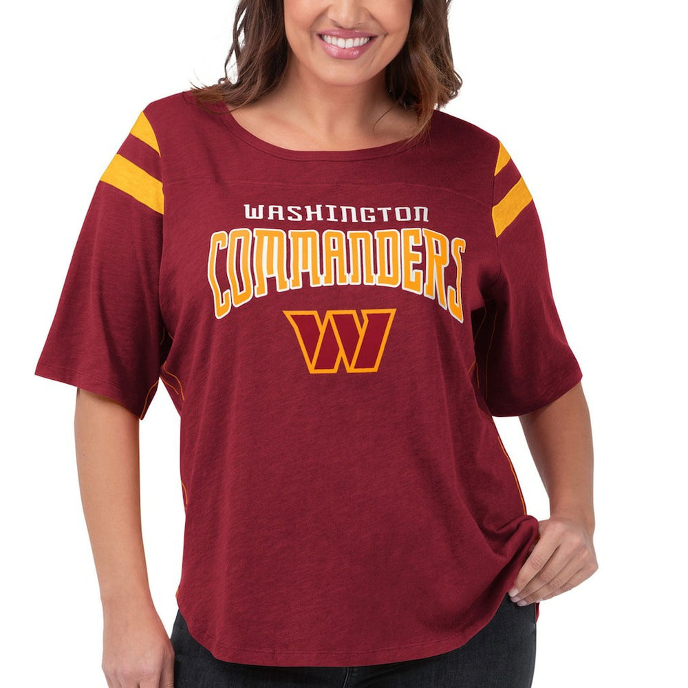 NFL Washington Commanders G-III 4Her by Carl Banks Women's Plus Size Linebacker T-Shirt