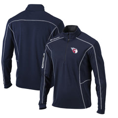 Cleveland Guardians Omni-Wick Shotgun Quarter-Zip Pullover Top - Navy | Columbia