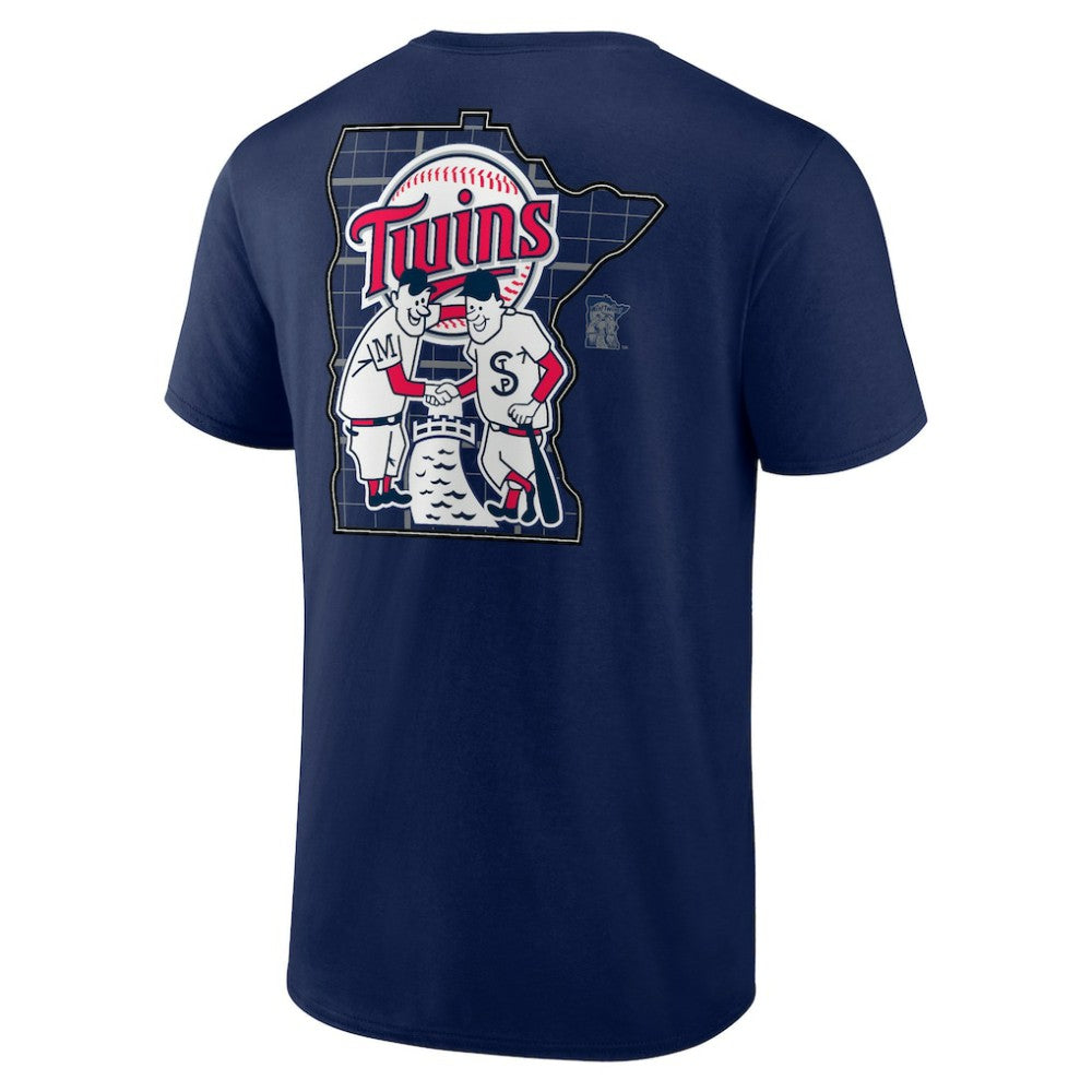 Minnesota Twins Hometown Collection Stadium Signage T-Shirt - Navy