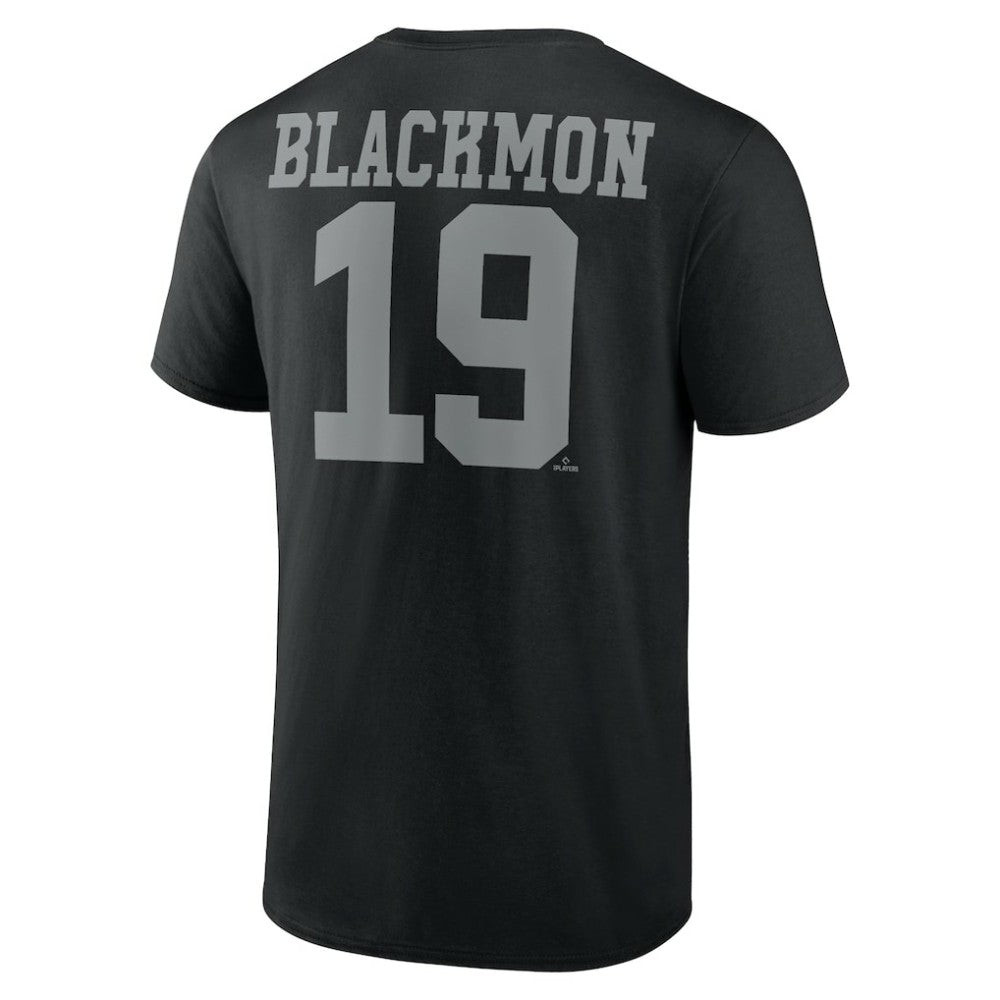 Charlie Blackmon Colorado Rockies Player Icon Name & Number T-Shirt - Black