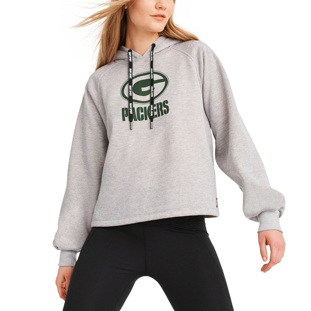 NFL Green Bay Packers DKNY Sport Women's Debbie Dolman Raglan Pullover Hoodie