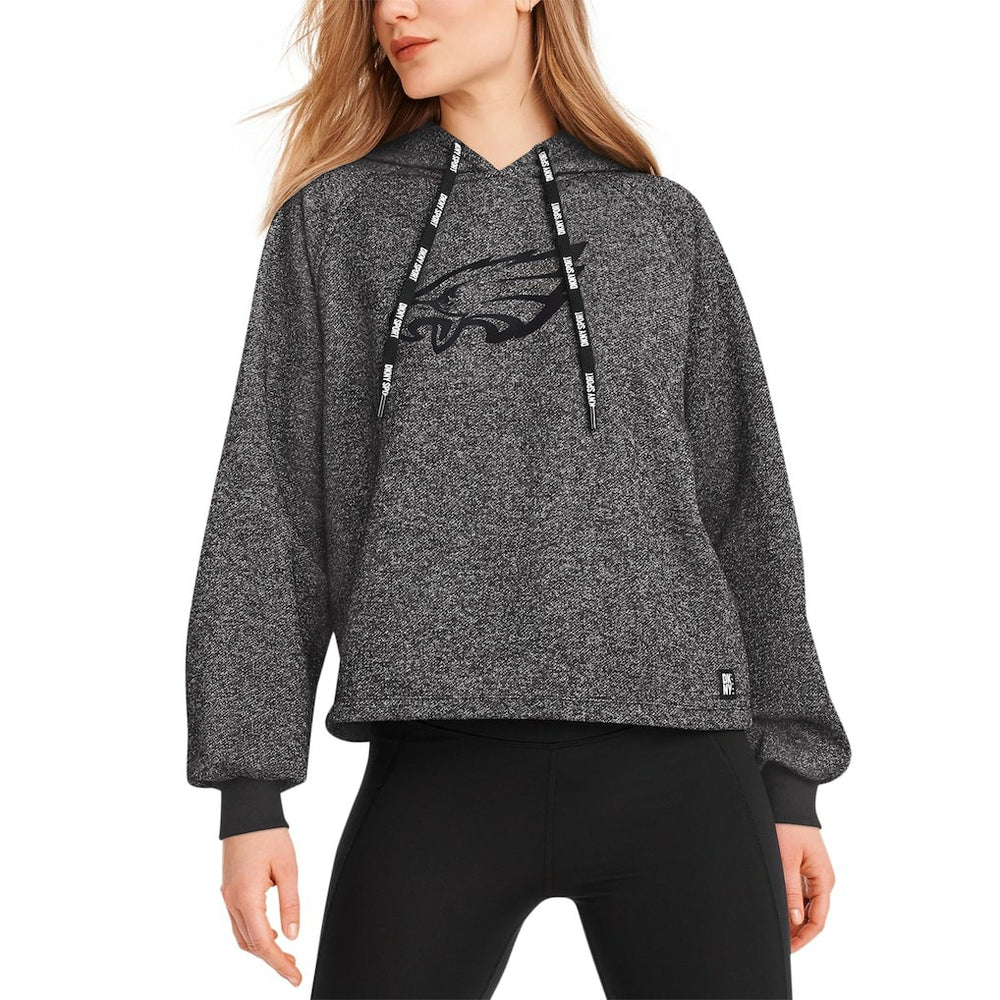 NFL Philadelphia Eagles DKNY Sport Women's Debbie Dolman Raglan Pullover Hoodie