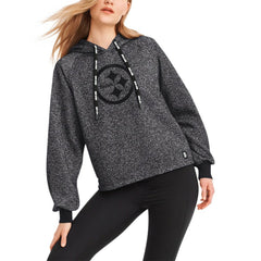 NFL Pittsburgh Steelers DKNY Sport Women's Debbie Dolman Raglan Pullover Hoodie