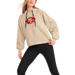 NFL San Francisco 49ers DKNY Sport Women's Debbie Dolman Raglan Pullover Hoodie