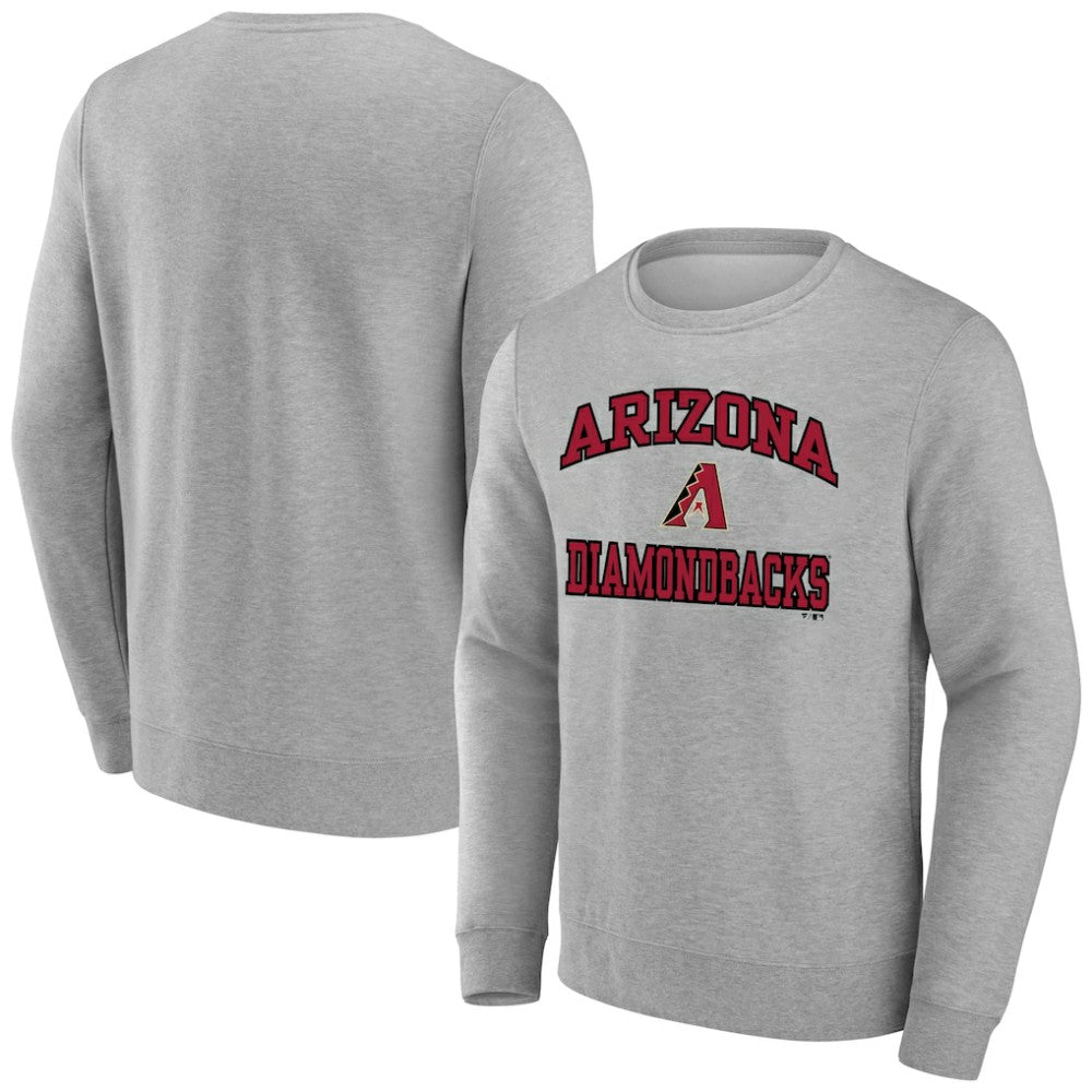 Arizona Diamondbacks Heart & Soul Pullover Sweatshirt - Heather Gray