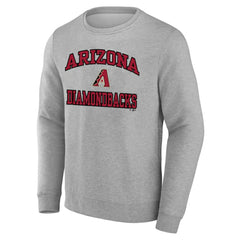 Arizona Diamondbacks Heart & Soul Pullover Sweatshirt - Heather Gray