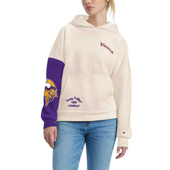 NFL Minnesota Vikings Tommy Hilfiger Women's Harriet Pullover Hoodie