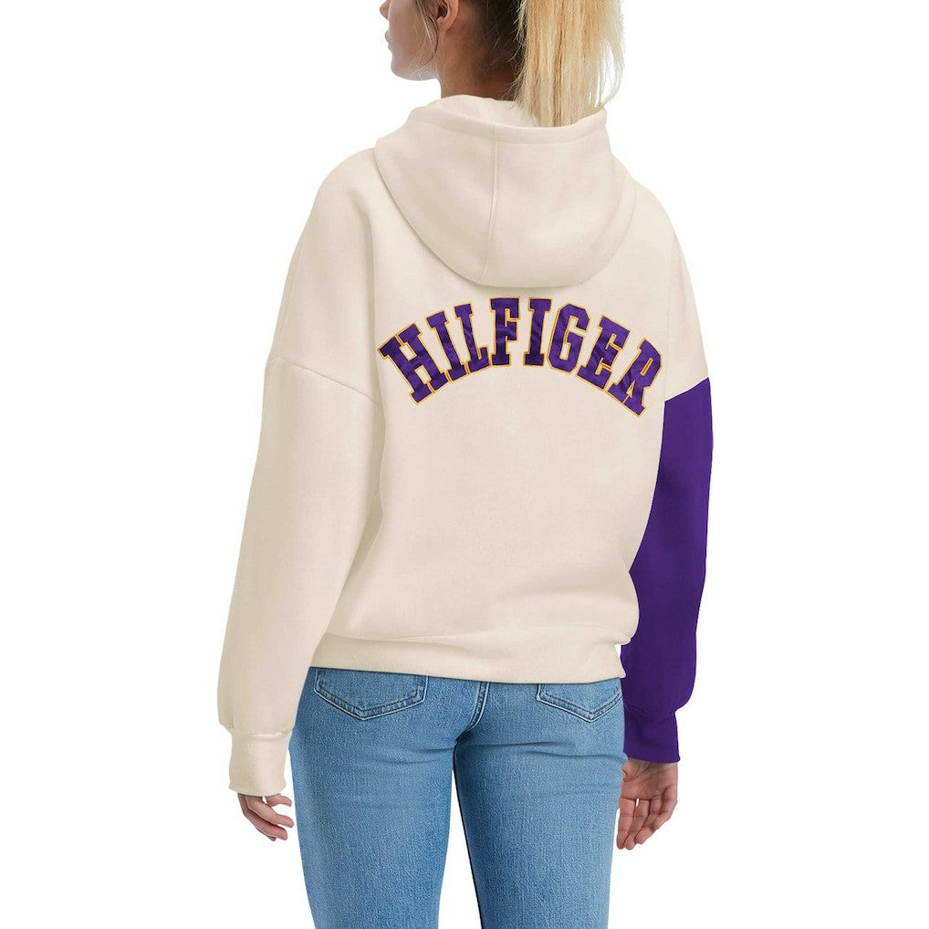 NFL Minnesota Vikings Tommy Hilfiger Women's Harriet Pullover Hoodie