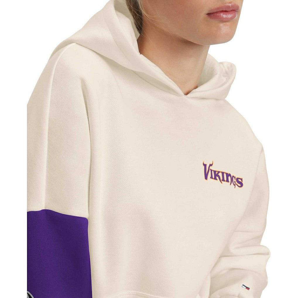 NFL Minnesota Vikings Tommy Hilfiger Women's Harriet Pullover Hoodie