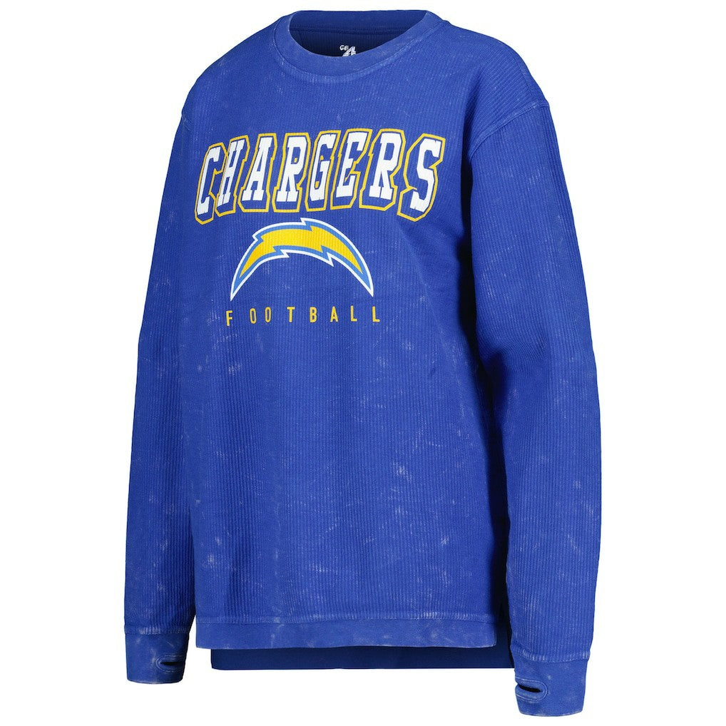 NFL Los Angeles Chargers G-III 4Her by Carl Banks Women's Comfy Cord Pullover Sweatshirt