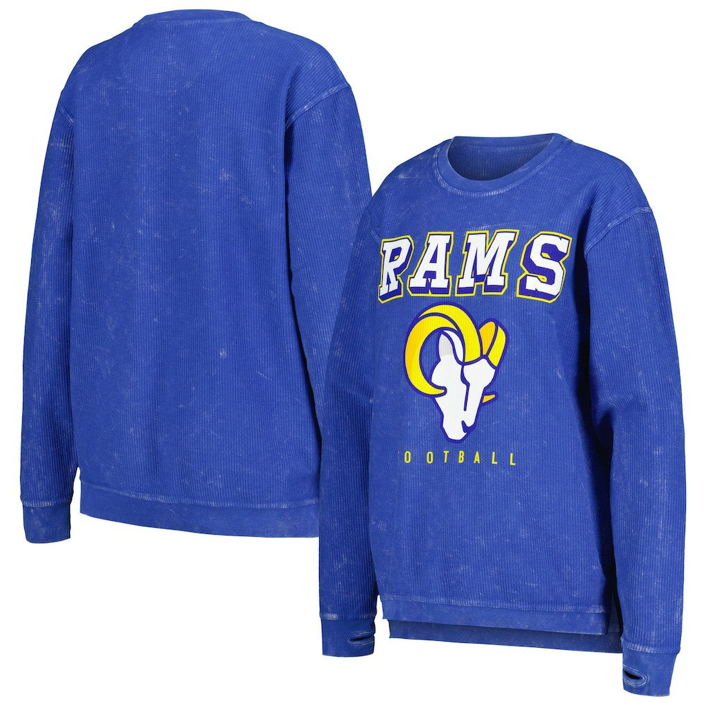 NFL Los Angeles Rams G-III 4Her by Carl Banks Women's Comfy Cord Pullover Sweatshirt