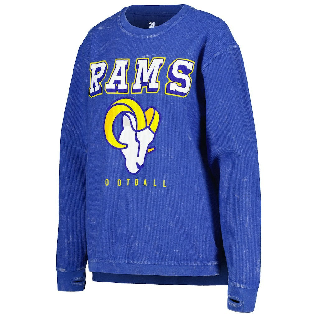 NFL Los Angeles Rams G-III 4Her by Carl Banks Women's Comfy Cord Pullover Sweatshirt